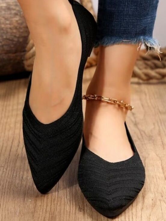 Charles Albert Shoes - BRAND NEW CHARLES ALBERT STUDDED EMBELLISHMENTS POINTED TOE WOMEN'S FLAT